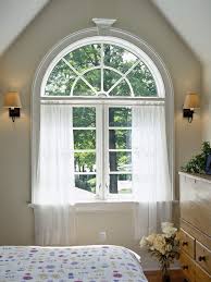 The best pattern selections for each room the arch windows are provided with many model, size and style which can match up with your taste and also your house construction. Wonderful Arch Window Treatments Ideas Wonderful Bedroom With Exciting Arch Window Treatme Curtains For Arched Windows Arched Window Treatments Arched Windows