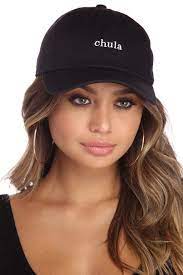 Chula Script Cap Ladies Hats Hat Cap Head Wear Snapback Prada Armani Women Lady Fashionable Casual Sporty Baseball Sport Hair Hat Hairstyles Model Hair