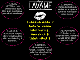 Check spelling or type a new query. Fakta Tentang Antara Punca Bibir Kering Merekah Mengelupas Tidak Sihat Yang Ramai Tak Tahu Lavame