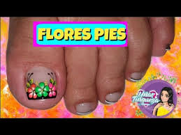 En el canal de nails4sanam puedes ver como la decoracion de uñas para pies con pegatinas de flores. Decoracion De Unas De Los Pies Con Flores Bonitas Unas Decoradas