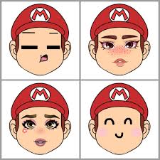 Malt Mario! Der Klempner hat sein Gesicht verloren, gebt ihm ein neues! Ich  bin auf eure Kreationen gespannt. BG Stephan