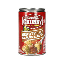 Campbell S Chunky Hearty Beef Barley Soup 18 8 Oz Beef Soup Meijer Grocery Pharmacy Home More