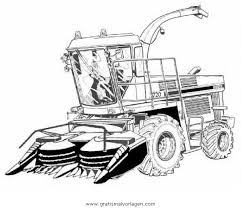 Gratis Malvorlage Maishacksler In Baumaschinen Transportmittel Zum Ausdrucken Und Ausmalen Malvorlagen Ausmalbilder Traktor Wie Zeichnet Man Spongebob