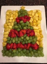 Christmas tree fruit platter create a healthy fruit platter for christmas in the shape of a christmas tree! Breakfast Fruit Tray Christmas Trees 64 Ideas Christmas Food Holiday Fruit Fruit Christmas Tree