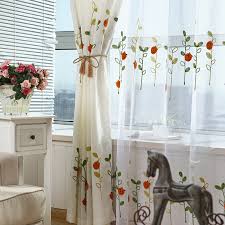 Blumen sind mehr als eine hübsche dekoration. Vorhang Cartoon Blumen Muster Aus Polyester Im Kinderzimmer