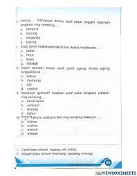 Miong miong alih je bikule, bikul gede gede. Latihan Tema 7 Sor Singgih Basa Worksheet