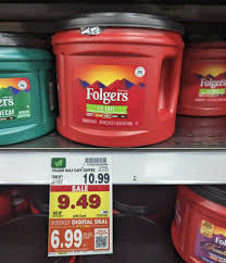 Big Tubs Of Folgers Ground Coffee Just $6.99 At Kroger - iHeartKroger