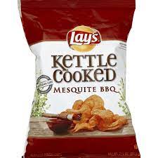 Shop for lay's kettle cooked mesquite barbeque flavored potato chips (8 oz) at king soopers. Lay S Kettle Cooked Mesquite Bbq Potato Chips 2 875 Oz Bag Potato Houchen S My Iga