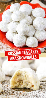 Russian Tea Cakes Recipe Classic Christmas Snowball Cookies Recipe Russian Tea Cakes Recipe Russian Tea Cake Tea Cakes