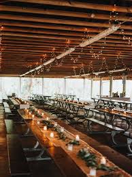 Public Park Pavilion Wedding Reception Long Rectangle Reception Tables Rustic Rece Wedding Picnic Reception Park Wedding Reception Pavilion Wedding Reception