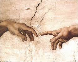 The Creation Of Adam Detail Of Hands Of God And Adam By Michelangelo Di Lodovico Buonarroti Simoni 1511 Sistine Chapel Ceiling Michelangelo Sistine Chapel
