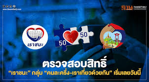 เว็บไซต์ www.เราชนะ.com เปิดปุ่มคลิกตรวจสอบสิทธิเราชนะแล้ววันนี้ 5ก.พ.สำหรับกลุ่มมีแอปพลิเคชันกระเป๋าตัง หากไม่ผ่านให้ทบทวนสิทธิได้ Fwmue4tnuhbhqm