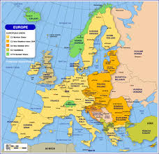 Mapa de europa político con nombres de países en español. Map Of Europe Member States Of The Eu Nations Online Project