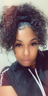 High And Short Curly Ponytail Ponytail Styles Hair Ponytail Styles Short Curly Ponytail Weave
