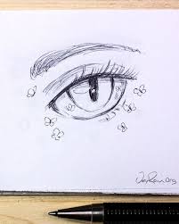 The japanese manga and anime art styles often lend straight lines and squared corners to the shape of the eye. Female Anime Eye Drawing Design Printable Pdf Jeyram Spiritual Art Anime Eye Drawing Anime Eyes Female Anime Eyes