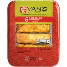 For best results, warm your oven up to 375 degrees and arrange your frozen egg rolls on top of a wire rack placed on a baking sheet. Van S Kitchen Chicken Egg Rolls 13 5 Oz Tray Walmart Com Walmart Com