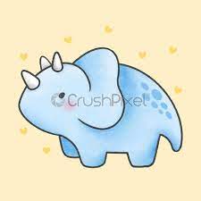 Cute dinosaur vector material printing cartoons dinosaur animals having fun dinosaur cute vector dinosaur playing dino summer dinosaurs kid happy baby illustration baby dinosaur. Triceratops Dinosaurier Cartoon Handgezeichnet Stil Stock Vektorgrafi Crushpixel