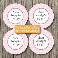On this page you'll find a variety of free printables created especially for a winnie the pooh baby shower, including pooh and tigger footprints, eeyore. Personalized Printable Going To Pop Ready To Pop Labels Ready To Pop Tags Printable Baby Shower Tags Paper Paper Party Supplies