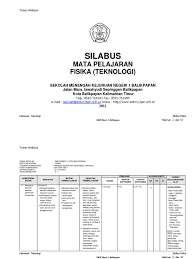 Untuk mendownload silabus fisika smk, klik link berikut: Silabus Fisika Smk Teknologi Terbaru