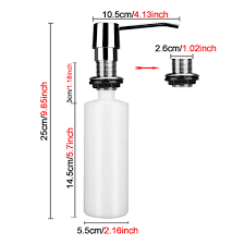 Maybe you would like to learn more about one of these? Kitchen Sink Soap Dispenser Abs Plastic Built In Lotion Pump Plastic Bottle For Bathroom And Kitchen Liquid Soap Organize 300ml Aliexpress