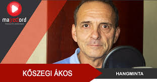 Kőszegi Ákos szinkronhang hangmintája a MaRecordban