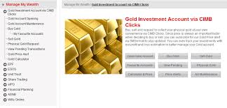 Gold Investment Account Gia Via Cimbclicks Knowthymoney