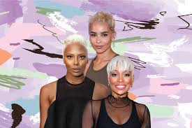 It might be just a pop culture thing but it seems a lot of guys like blondes and stuck on those. Black Celebs In Short Blonde Hair Essence