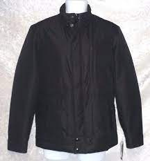 Claiborne Mens Jacket Dobby Tech Water Repellent Solid Polyester Size S New Mens Jackets Jackets Mens Coats