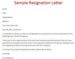 Resignation Letter Examples Withalresignation Letter Sample Resignation Letter Letter Example Resignation Letters
