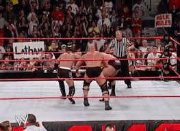 Someone needs a stone cold stunner. Double Stone Cold Stunner On Hall And X Pac Squaredcircle