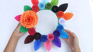 Aug 20, 2020 · these paper flowers add a whimsical touch to a child's bedroom or playroom either hanging on the wall or tucked into the corner of a bookshelf for decoration. How To Make Wall Hanging With Paper Easy Paper Craft Ideas For Wall Decoration Step By Step Video Dailymotion