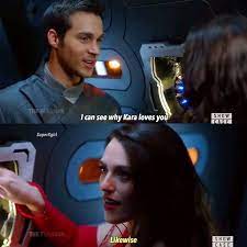 I Can See Why Kara Loves You Mon El And Lena Supergirl By Theflash4k Supergirl Tv Supergirl Supergirl Dc