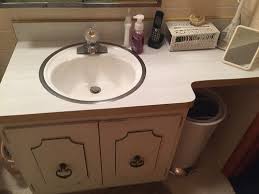 I want to share how i protect my butcher block countertops with you since that is the first thing people ask when they see them. Butcher Block In The Bathroom