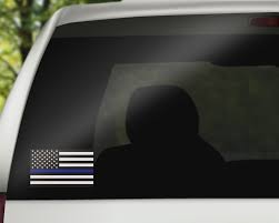 Check out our american flag decal selection for the very best in unique or custom, handmade pieces from our car parts & accessories shops. Reflective Thin Blue Line Flag Decal 3x5 In American Usa Flag Decal Classic Biker Gear