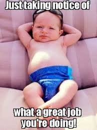 Here are a few of our favorites. Meme Maker Just Taking Notice Of What A Great Job You Re Doing Meme Generator