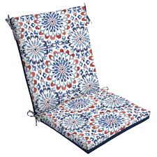 Arden Selections 20 X 44 Clark Reversible High Back Outdoor Dining Chair Cushion Th1f170a D9z1 The Home Depot Outdoor Dining Chair Cushions Outdoor Chair Cushions Outdoor Lounge Chair Cushions