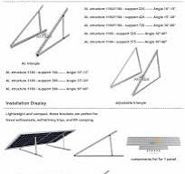Triangle Aluminum Adjustable Structures 10-15 Mounting FarSun