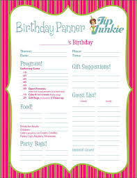Available in 5x7 inches + bleed. 11 Free Printable Party Planner Checklists Tip Junkie