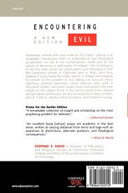 A futuristic harvest moon ( +save data ) ppsspp. Encountering Evil A New Edition Live Options In Theodicy T Davis Stephen 9780664222512 Amazon Com Books