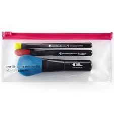 Caixa Porta Maquiagem Quem Disse Berenice Kit Mini Pinceis Quem Disse Berenice Kit De Pinceis Kits De Maquiagem Pinceis De Maquiagem
