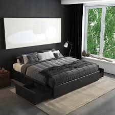 People who are trying to find luxurious bed frames may want to opt for this solid north the largest size is california king. Dhp Maven Platform Bed With Under Storage King Size Frame Black Walmart Com King Size Bed Frame Bed Frame With Drawers King Size Storage Bed