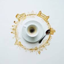 Honey, ice cream & coffee are used to create intricate illustrations and portraits. Arcfly Coffee Art By Giulia Bernardelli Facebook