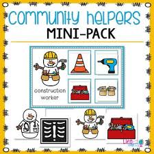Have Some Fun This Winter With These Adorable Snowmen Community Helpers Simple Activities Make It Easy Community Helpers Creative Curriculum Community Workers