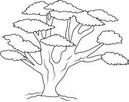 For the little ones coloring book. Oak Tree With So Many Branch Coloring Page Color Luna In 2021 Tree Coloring Page Coloring Pages Coloring Pictures