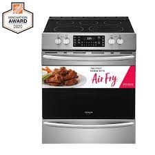 Capacity convection oven, in stainless steel 4.3 out of 5 stars 23 7 offers from $999.00 Reviews For Frigidaire Gallery 30 In 5 4 Cu Ft Front Control Electric Range With Air Fry In Stainless Steel Fgeh3047vf The Home Depot