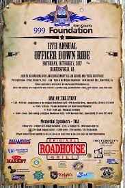 Bakersfield Ca Oct 7 2017 11th Annual Officer Down Motorcycle Ride Motorcycle Events Charity Events Riding Motorcycle