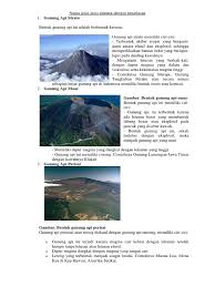 Gambaran tentang dinamika kegiatan gunung api. 3 Jenis Gunung Berapi For Merge