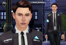 RK800 Connor (Sim) by LadySpira at Mod The Sims » Sims 4 Updates