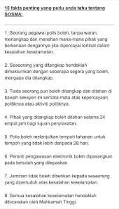 The internal security act 1960 (malay: Irfan Newboys On Twitter Akta Keselamatan Langkah Langkah Khas 2012 Atau Sosma Ni Menggantikan Akta Keselamatan Dalam Negeri 1960 Salah Satu Penggantian Akta Ini Ialah Perkara No 2 Yg Magmalaya Share Tidak Boleh