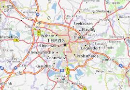 Shows major buildings and points of interest. Michelin Leipzig Map Viamichelin
